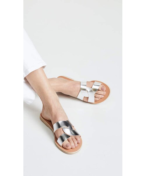 ANCIENT GREEK SANDALS（エンシェントグリークサンダルズ）の「Ancient Greek Sandals Desmos Slides（サンダル・レディース・Black/Beige/Silver・35/36/37/38/39/40/41）」の12枚目の写真