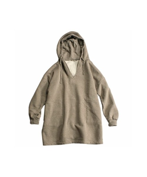 45R フォーティーファイブアール リネンニット裏毛のチュニック ワンピース 45R フォーティーファイブアール リネンニット裏毛のチュニック