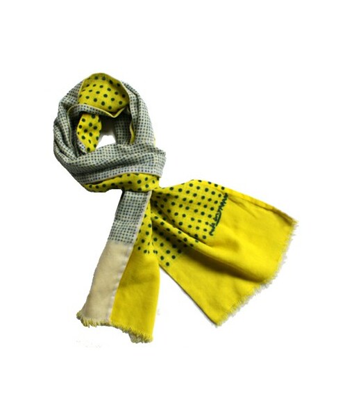 45R ウールストール 45R（フォーティファイブアール）の「ウールドット×ドット