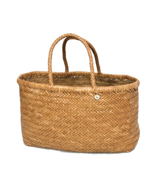 45R（フォーティファイブアール）の「レザーヘリンボン編みバッグ