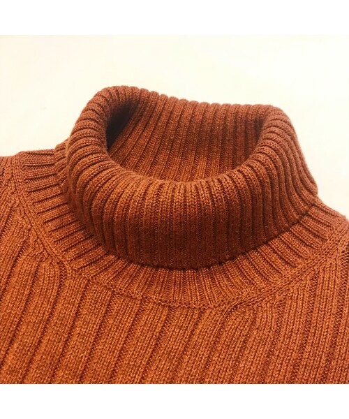 USED（ユーズド）の「"J CREW"　リブタートルネックプルオーバー（ニット/セーター・レディース・その他）」の3枚目の写真