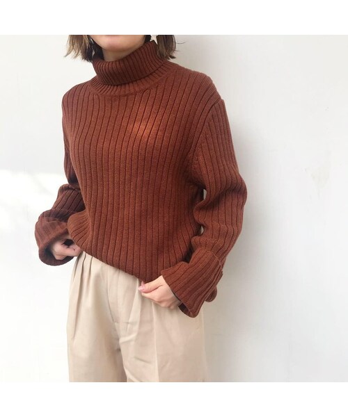 USED（ユーズド）の「"J CREW"　リブタートルネックプルオーバー（ニット/セーター・レディース・その他）」の9枚目の写真