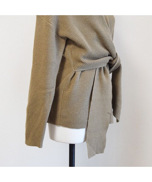 no brand（ノーブランド）の「クロスカシュクールKNIT（ニット/セーター・レディース・その他）」の9枚目の写真