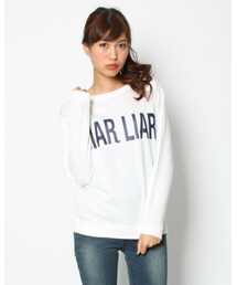 VICKY | テンセルダンボールロゴトレーナー(トップス)