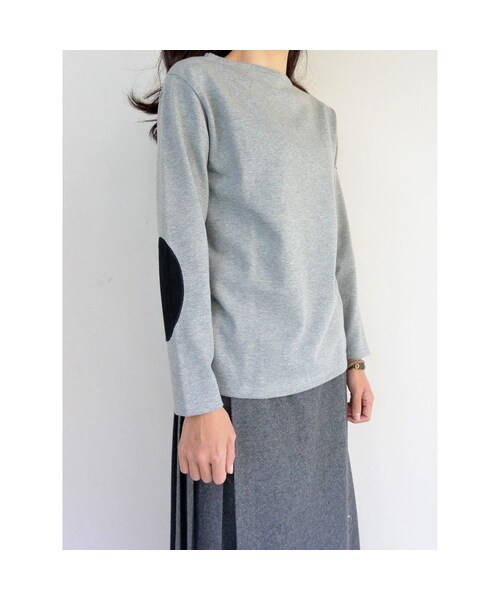 SAINT JAMES（セントジェームス）の「限定ITEM】SAINT JAMES セントジェームス OUESSANT SOLID ウエッソン エルボーパッチ付き 【正規取り扱い品】（Tシャツ/カットソー・メンズ・その他）」の8枚目の写真