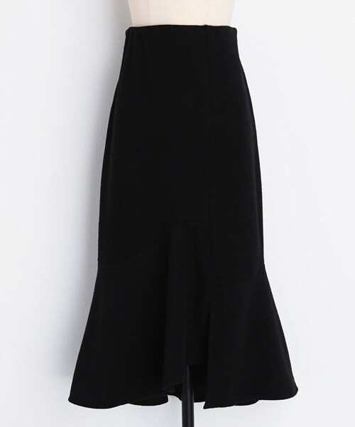 DHOLIC（ディーホリック）の「アンバランスラッフルヘムスカート（スカート・レディース・グレー/イエロー/ブラック・FREE）」の2枚目の写真