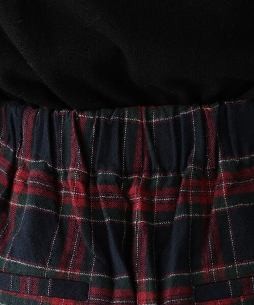 studio CLIP（スタディオクリップ）の「起毛チェックワイドストレートパンツ（パンツ・オフホワイト/チャコール/ネイビー）」の13枚目の写真