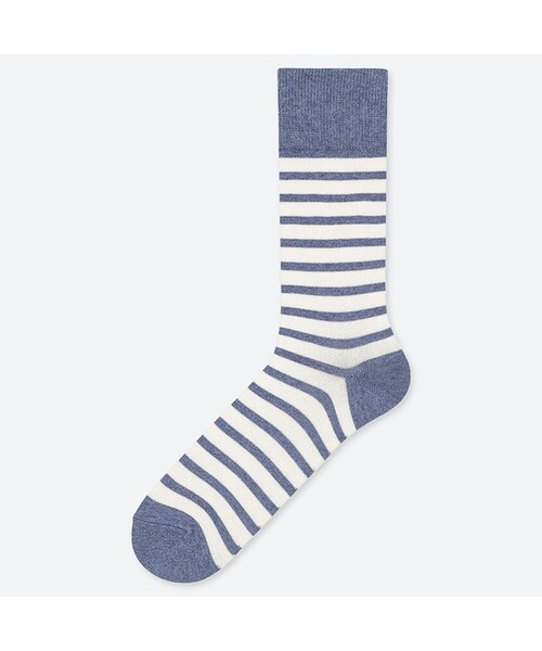 UNIQLO（ユニクロ）の「ボーダーソックス（ソックス/靴下・メンズ・RED 16/BLUE 61/BLACK 09/NAVY 69・25-27/27-29）」の3枚目の写真