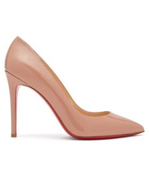 Christian Louboutin | Christian Louboutin - Pigalle 100 Patent Leather Pumps - Womens - Nude(パンプス)