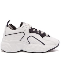 Acne Studios | Acne studios Acne Studios - Manhattan Leather Low Top Trainers - Womens - Black White(スニーカー)