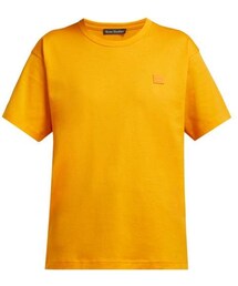 Acne Studios | Acne Studios - Nash Face Cotton Jersey T Shirt - Womens - Orange(Tシャツ/カットソー)