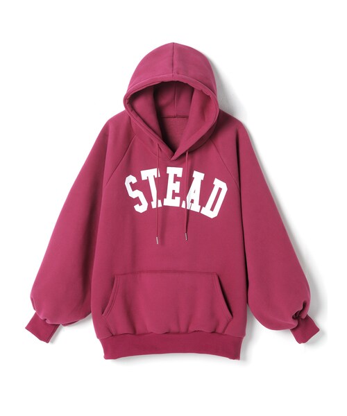 GRL(グレイル)の「裏起毛ビッグロゴパーカー(パーカー)」 - WEAR