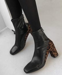 DHOLIC | バイカラーアンクルブーツ(ブーツ)