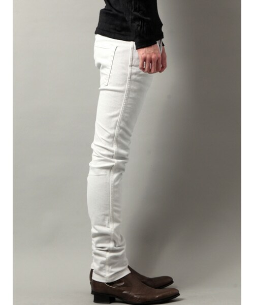 5351 POUR LES HOMMES(ゴーサンゴーイチプールオム)の「12OZデニムスリムストレート(パンツ・メンズ・インディゴ/ホワイト・0/1/2/3/4)」の4枚目の写真