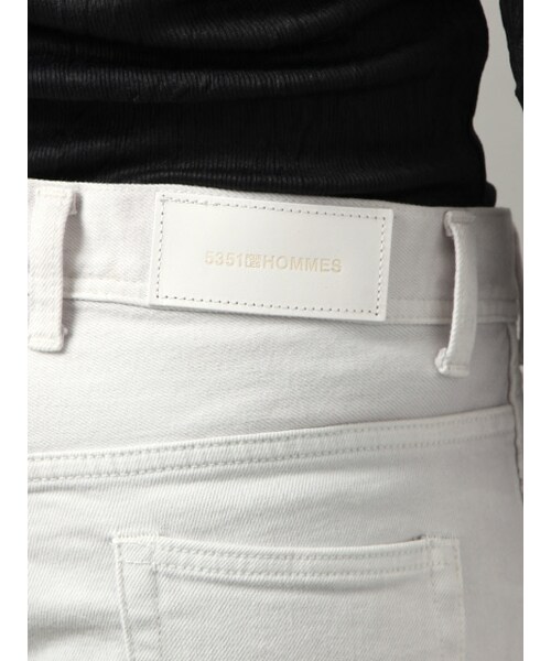 5351 POUR LES HOMMES(ゴーサンゴーイチプールオム)の「12OZデニムスリムストレート(パンツ・メンズ・インディゴ/ホワイト・0/1/2/3/4)」の10枚目の写真