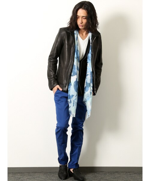 5351 POUR LES HOMMES（ゴーサンゴーイチプールオム）の「ストレッチドライコットン綿スラックス【予約】（パンツ・メンズ・オフホワイト/ブルー/ライトグレ-・1/2/3/4）」の10枚目の写真