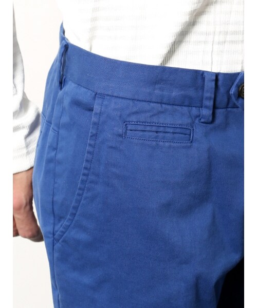 5351 POUR LES HOMMES（ゴーサンゴーイチプールオム）の「ストレッチドライコットン綿スラックス【予約】（パンツ・メンズ・オフホワイト/ブルー/ライトグレ-・1/2/3/4）」の8枚目の写真