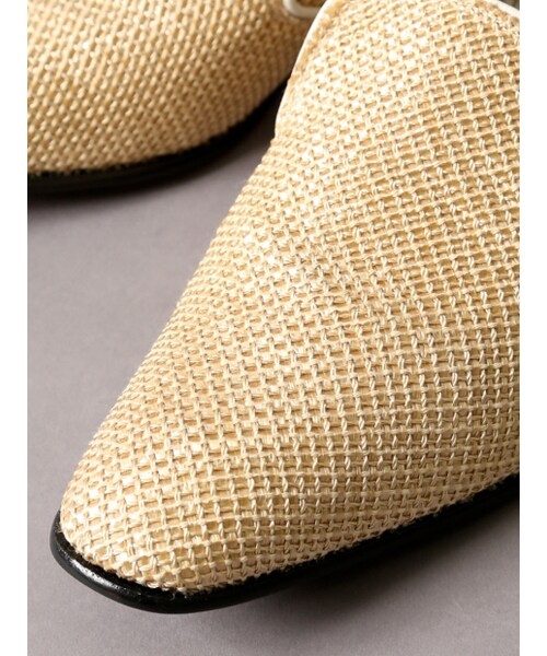 5351 POUR LES HOMMES(ゴーサンゴーイチプールオム)の「光沢メッシュスリップオン【予約】(シューズ・メンズ・ベージュ・40/41/42/43/44)」の4枚目の写真
