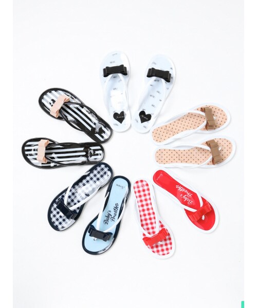 NOMINE（ノミネ）の「★【田中里奈×NOMINE】コラボビーチサンダル（シューズ・レディース・pink/black/red/navy/white・L/M/S）」の6枚目の写真