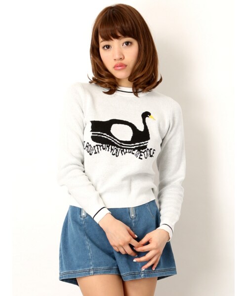 NOMINE（ノミネ）の「ダブルジップハイウエスト（パンツ・レディース・blue/navy・1/2）」の10枚目の写真