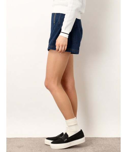 NOMINE（ノミネ）の「ダブルジップハイウエスト（パンツ・レディース・blue/navy・1/2）」の4枚目の写真