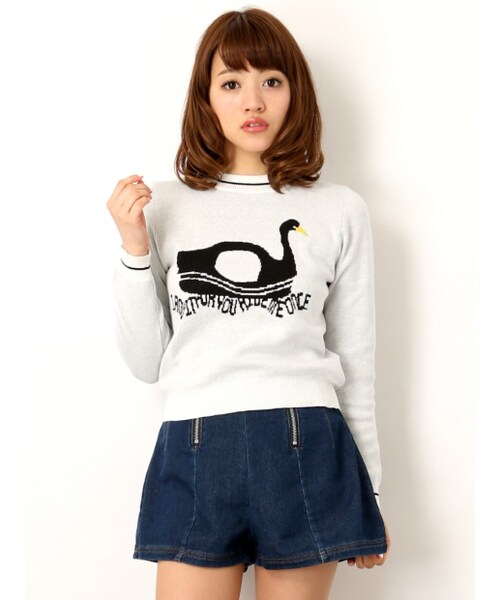 NOMINE（ノミネ）の「ダブルジップハイウエスト（パンツ・レディース・blue/navy・1/2）」の8枚目の写真