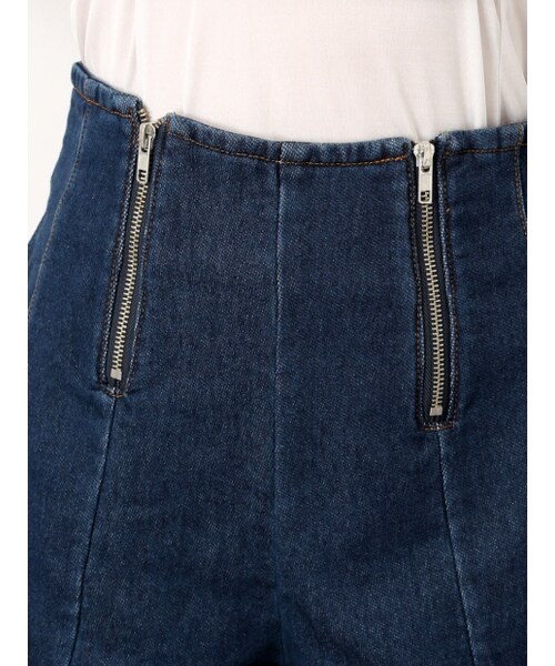 NOMINE（ノミネ）の「ダブルジップハイウエスト（パンツ・レディース・blue/navy・1/2）」の6枚目の写真