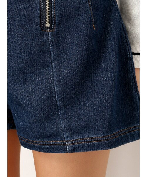 NOMINE（ノミネ）の「ダブルジップハイウエスト（パンツ・レディース・blue/navy・1/2）」の7枚目の写真