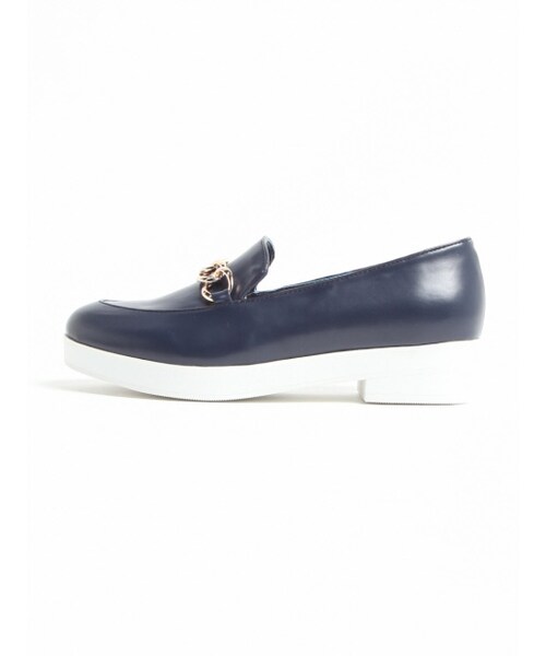 NOMINE（ノミネ）の「チェーンローファー【SEVENTEEN2014年04月号P.57掲載】（シューズ・レディース・beige/black/navy/white・35/36/37/38/39）」の6枚目の写真