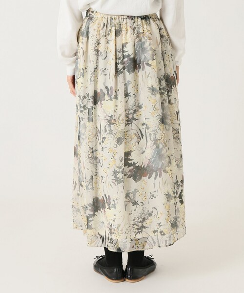FRAMeWORK 楊柳花柄スカート/コースター FRAMeWORK（フレームワーク）の「楊柳花柄スカート◇（）」 - WEAR