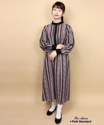 paravion | フラワーストライプワンピース�(ワンピース/ドレス)