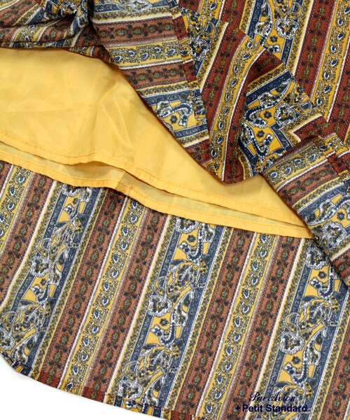 paravion（パラビオン）の「フラワーストライプワンピース�（ワンピース/ドレス・レディース・グリーン/ワイン/イエロー・ONE）」の12枚目の写真