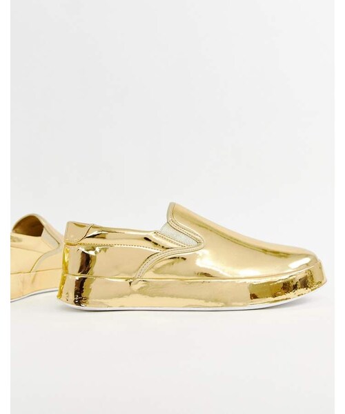 gold plimsolls