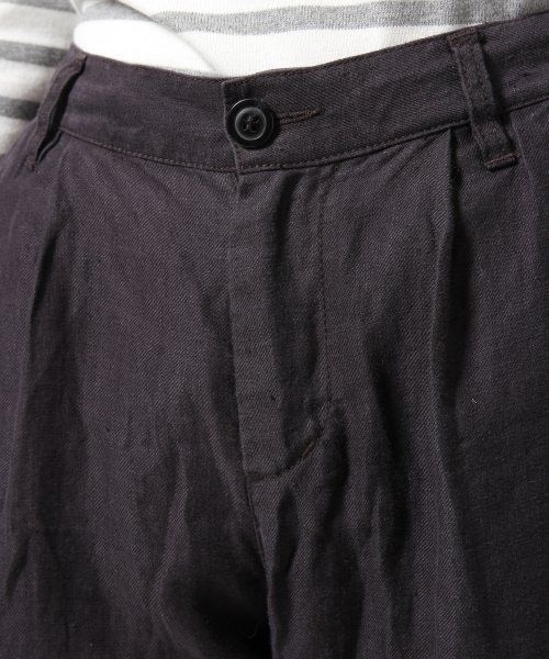 LEPSIM(レプシィム)の「フレンチリネンタックパンツ(パンツ・レディース・グレー/ネイビー/ブルー/オフ・L/M)」の10枚目の写真