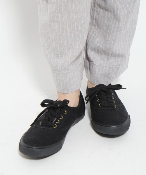 GLOBAL WORK（グローバルワーク）の「ローカットスニーカーSS（シューズ・レディース・ホワイト05/ブラック09/ストライプ01・Ｍ(23-23.5cm)/Ｌ（24-24.5cm））」の4枚目の写真