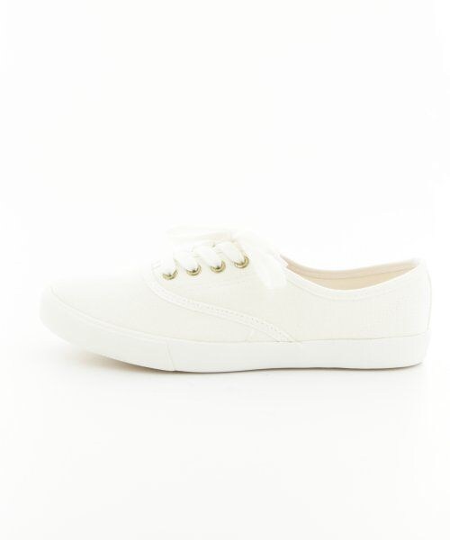 GLOBAL WORK（グローバルワーク）の「ローカットスニーカーSS（シューズ・レディース・ホワイト05/ブラック09/ストライプ01・Ｍ(23-23.5cm)/Ｌ（24-24.5cm））」の5枚目の写真