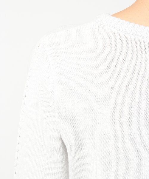 turno jeana（トゥールノジーナ）の「ビジューシシュウプルオーバー（トップス・レディース・ベージュ/ライトグレー/ホワイト・FREE）」の12枚目の写真