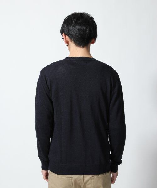 RAGEBLUE（レイジブルー）の「ＡＬニットＶカーデ長袖（トップス・メンズ・グレー/ネイビー/イエロー/グリーン/ブルー・Ｌ/Ｍ）」の7枚目の写真