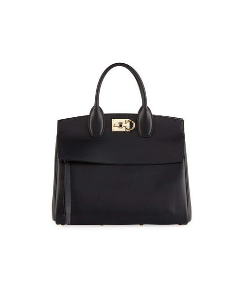 ショルダーバッグ・ポシェット Ferragamo Medium The Studio Top Handle Bag Ferragamo The New Studio Soft Leather Top-Handle Bag