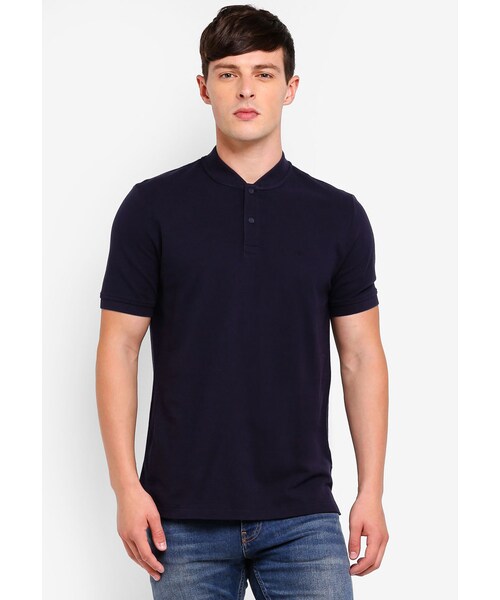 baseball collar polo
