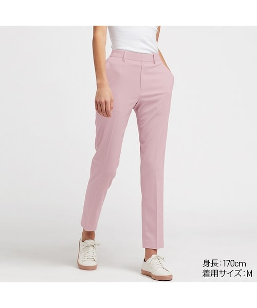 UNIQLO（ユニクロ）の「EZYアンクルパンツ（丈標準66～68cm）（その他パンツ・レディース・BLACK 09/NAVY 69/GRAY 06/PINK 10/WHITE 00/BEIGE 31・XL/L/XS/M/3XL/S/XXL）」の6枚目の写真