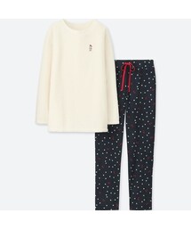 UNIQLO | ディズニー コレクション フリースセット（長袖）(ルームウェア/パジャマ)