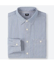 UNIQLO | ヒッコリーワークシャツ（長袖）(シャツ/ブラウス)