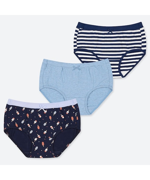 UNIQLO（ユニクロ）の「GIRLS ショーツ（アイスクリーム・3枚組
