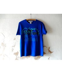 takuroh shirafuji | takuroh shirafuji YES,  Remake Blue T-shirts(One off)(Tシャツ/カットソー)