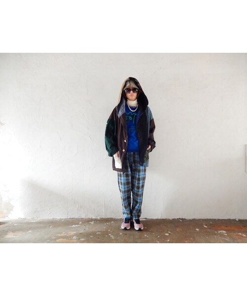 takuroh shirafuji（タクロウシラフジ）の「takuroh shirafuji YES,  Remake Blue T-shirts(One off)（Tシャツ/カットソー・レディース・その他）」の8枚目の写真