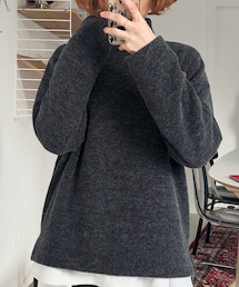 DHOLIC | タートルネックアンバランスソフトニット(ニット/セーター)