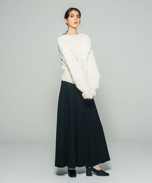 CASA FLINEケーブルハンドニットトップス CASA FLINE（カーサフライン）の「ケーブルハンドニットトップス