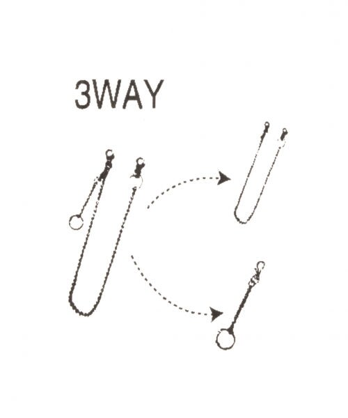 GLOBAL WORK（グローバルワーク）の「3WAYウォレットチェーン（アクセサリー・シルバー）」の9枚目の写真