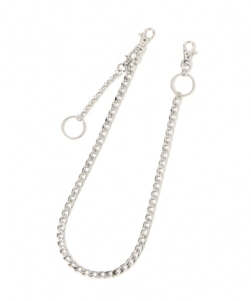 GLOBAL WORK（グローバルワーク）の「3WAYウォレットチェーン（アクセサリー・シルバー）」の2枚目の写真